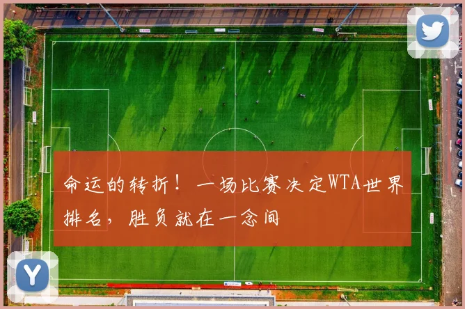 命运的转折!一场比赛决定WTA世界排名,胜负就在一念间